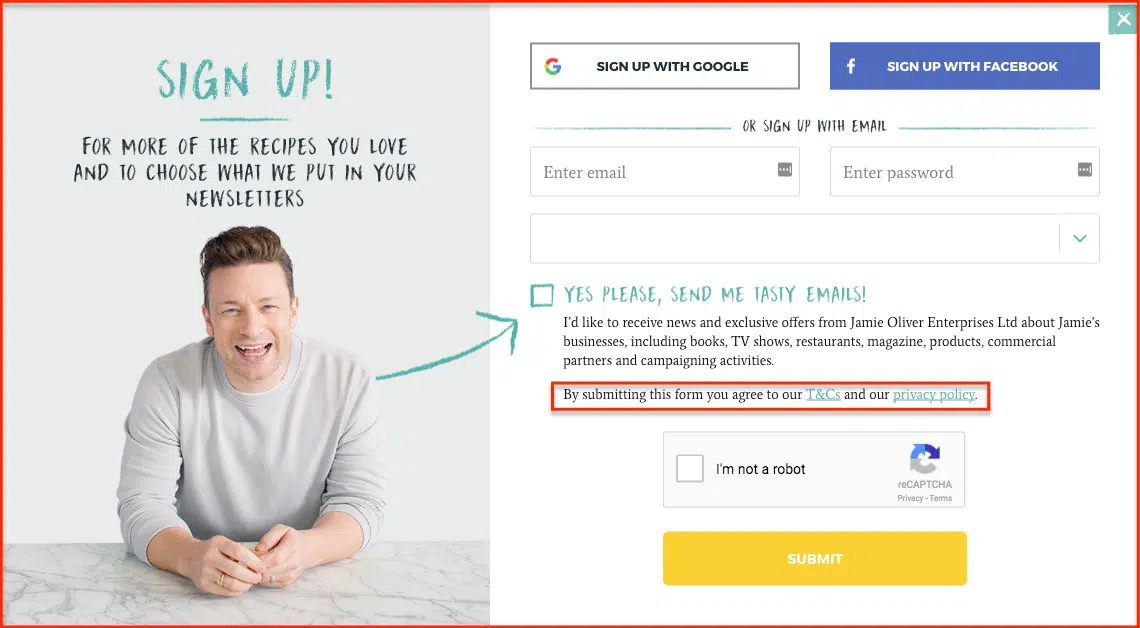 Jamie Oliver's Clickwrap Agreement Jamie Oliver's Clickwrap Agreement