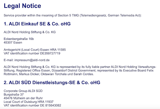 ALDI-Impressum-wesite-Legal-Notice