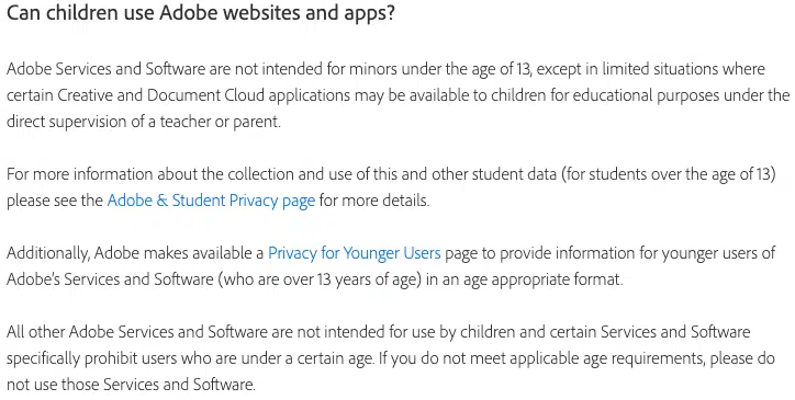 Adobe-privacy-policy-childrens-privacy