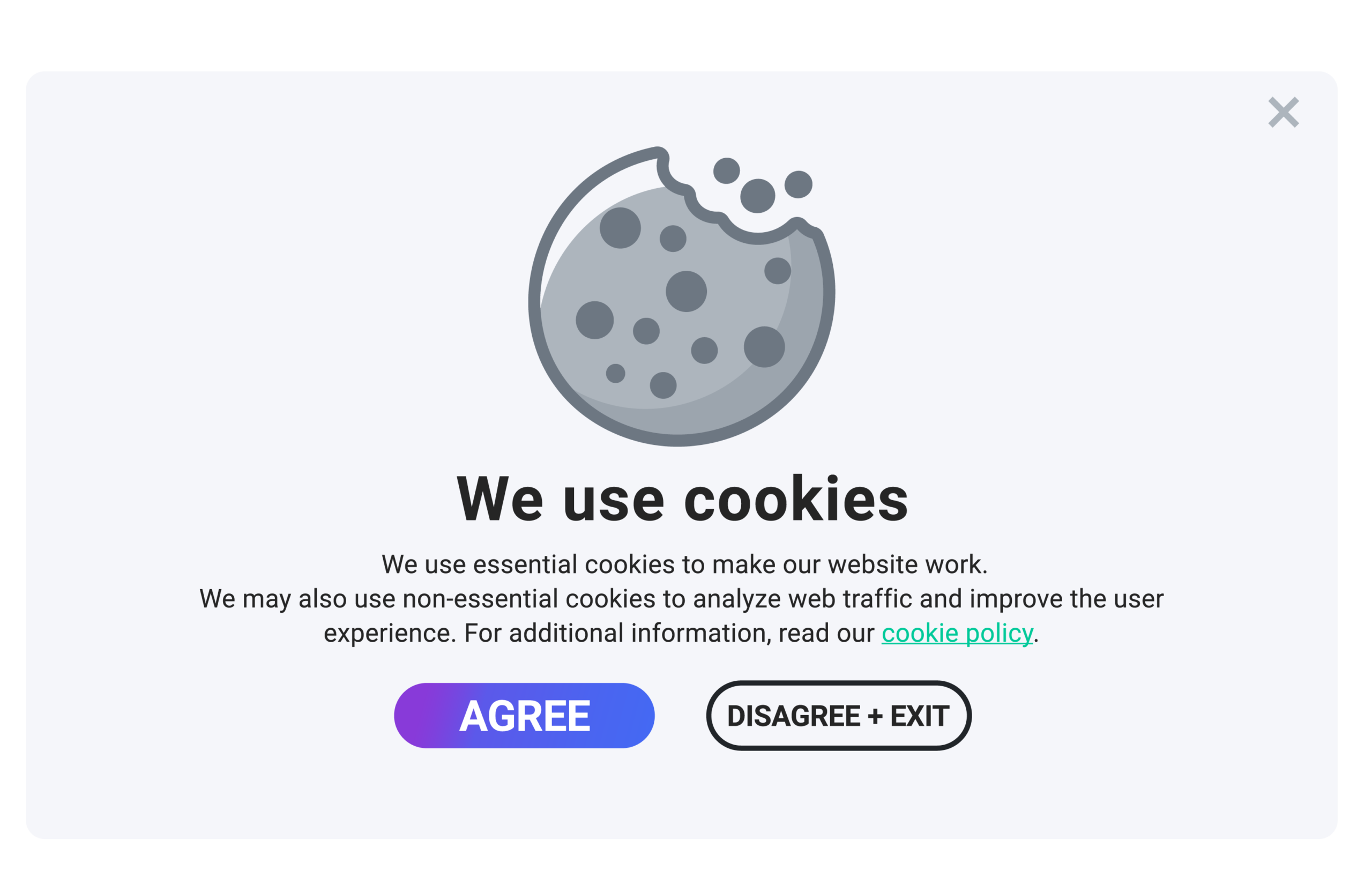 Graphiques sur les murs de biscuits