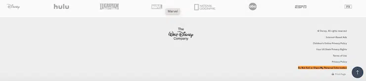 Disney-Do-Not-Sell-or-Share-My-Personal-Information-link-footer-website
