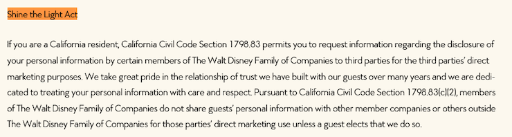 Disney-Shine-the-Light-Law-policy