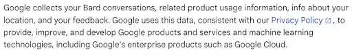 Google-AI-chatbot-Bard-privacy-notice