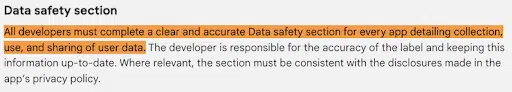 Google-Help-Center-Data-Safety-Form