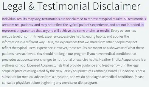 Heather-Shultz-Akupunktur-Gesundheit-und-Wellness-Website-Zeugnis-Haftungsausschluss-Kopie