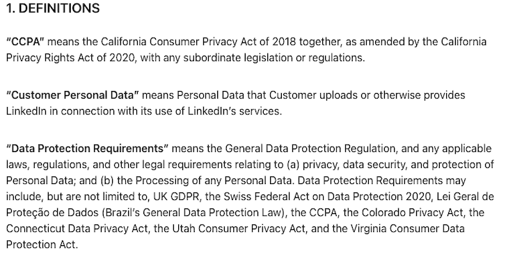 LinkedIn-Data-Processing-Agreement-definitions