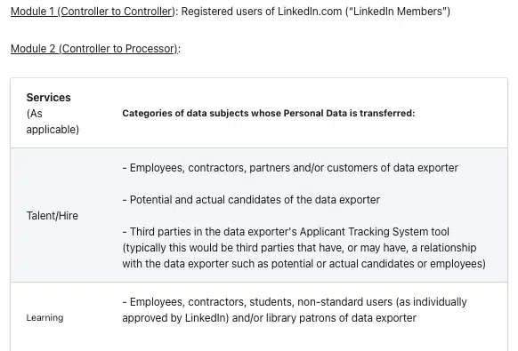 LinkedIn-Data-Processing-Agreement-organize-information