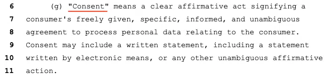 Michigan-Personal-Data-Privacy-Act-consent-definition