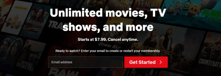 Iscrizione a Netflix