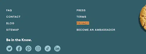 Partake-Foods-Examples-Shopify-Store-Privacy-Policies