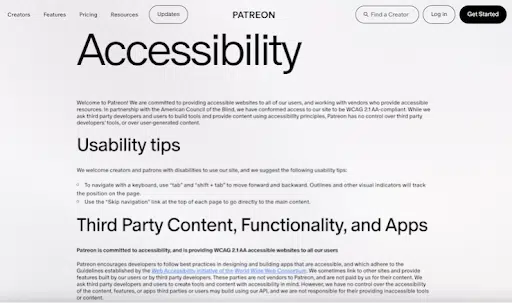 Patreon-accessibility-statement-short-length