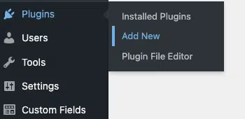 Plugins-Dashboard-Neu hinzufügen
