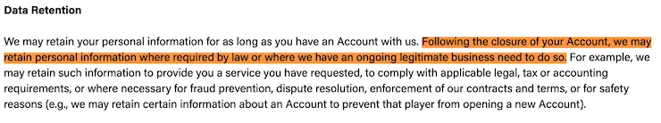 Scopely-data-retention-practices