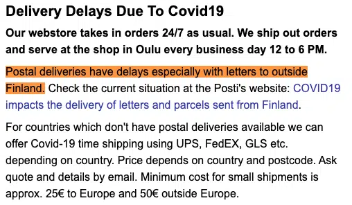 ShelbyOutdoor-Versandverzögerung-Klausel-Versandpolitik