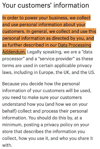 Shopify-Store-Privacy-Policy (en anglais)