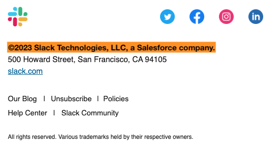 Slack-copyright-disclaimer-marketing-emails