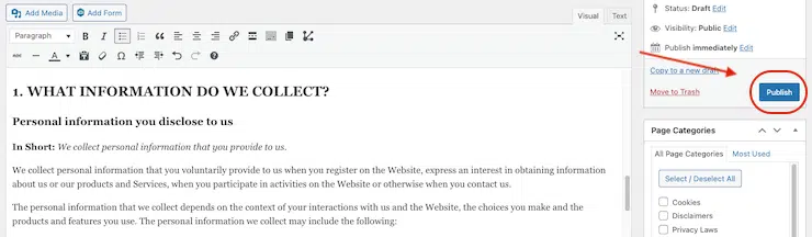 Schritt-3-WordPress-Seite-vorgefüllte-Informationen-Webseite