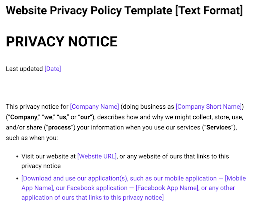 Termly-free-privacy-policy-template