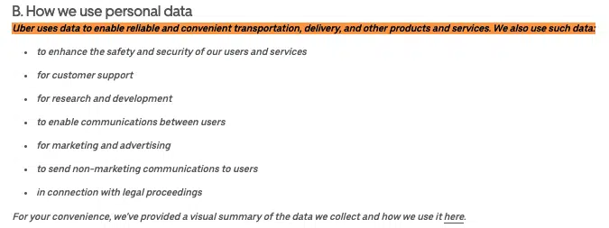 Uber-mobile-app-privacy-policy