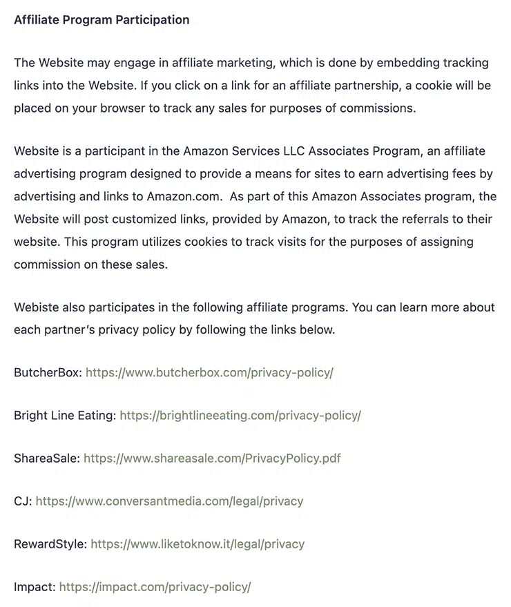 Política de privacidad de Umami-Girl