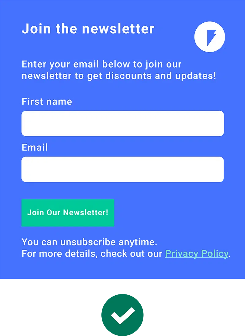 Cuando-no-necesita-una-casilla-en-su-formulario-de-confirmación-ejemplo-1