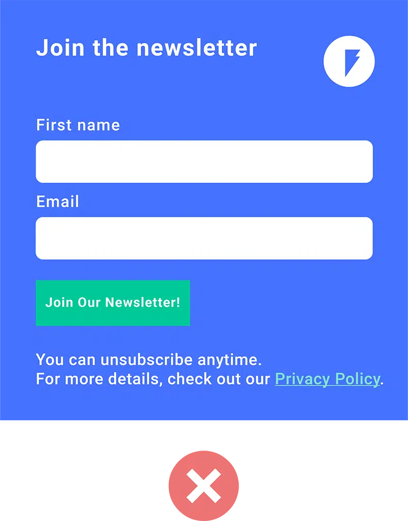 Cuando-no-necesita-una-casilla-en-su-formulario-de-confirmación-ejemplo-2