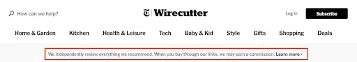 Wirecutter-Haftungsausschluss-Homepage-mit-Affiliate-Links