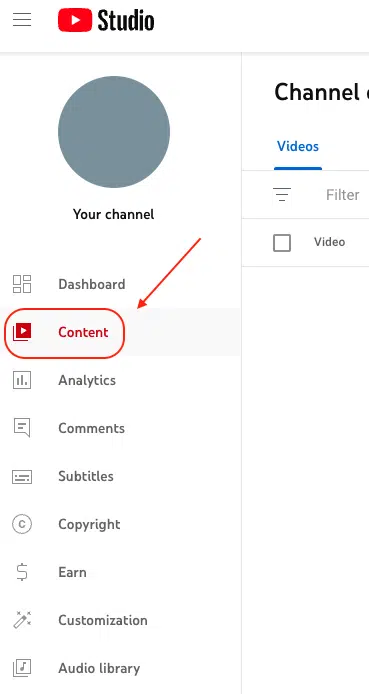 YouTube-video-dashboard-seleziona-contenuto