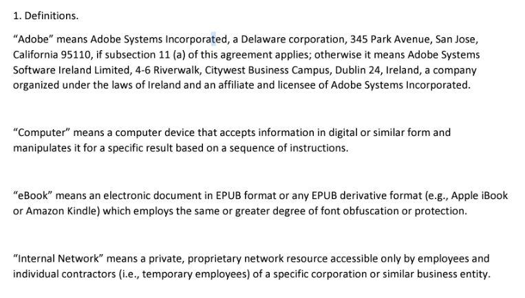 adobe fontspring definitions