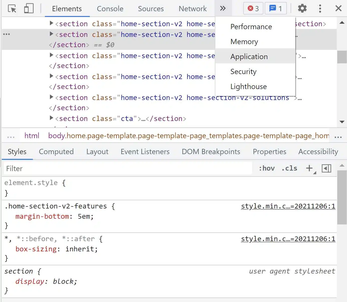 checking cookies in chrome&nbsp;- step 3.2