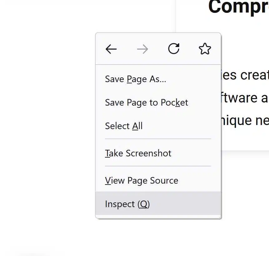 checking cookies in firefox - step 2