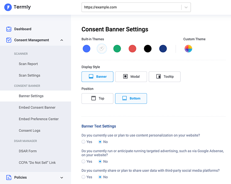 cookie-banner-settings-dashboard-screenshot