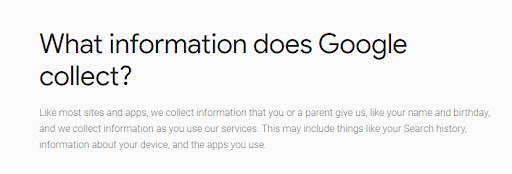 google family link child-friendly privacy policy image