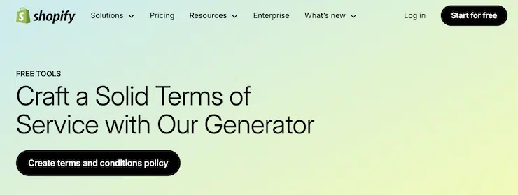 shopify-terms-and-conditions